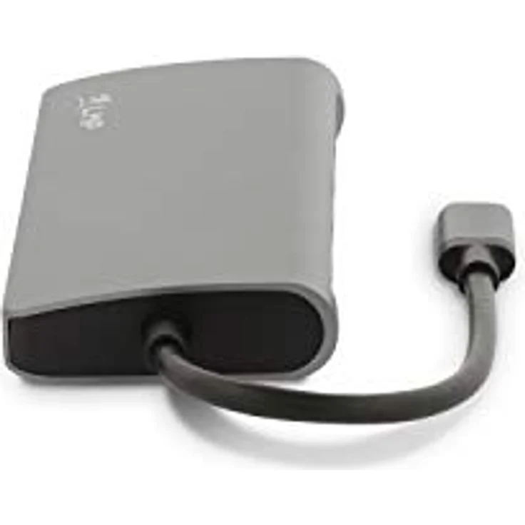 LMP USB-C-Mini-Dock, 8 Anschlüsse mit HDMI – 3 x USB 3.0 – Ethernet – SD-MicroSD – Ladung USB-C – Sterngrau – Bild 3