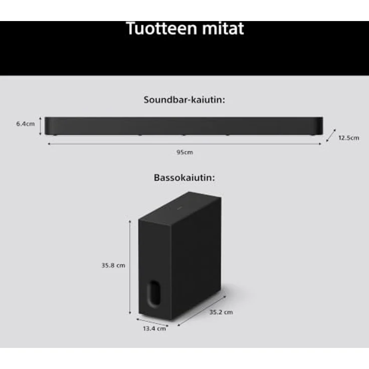SONY BRAVIA Theatre Bar 7 + Sub HT-A7100B, Soundbar mit Subwoofer, 360 Spatial Sound Mapping, Dolby Atmos, Schwarz – Bild 8