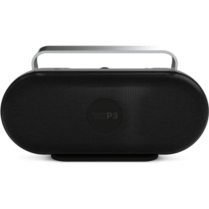Polaroid P3 Music Player (Black) - Retro-Futuristic Boombox Wireless Bluetooth Speaker Rechargeable with Dual Stereo Pairing – Bild 4
