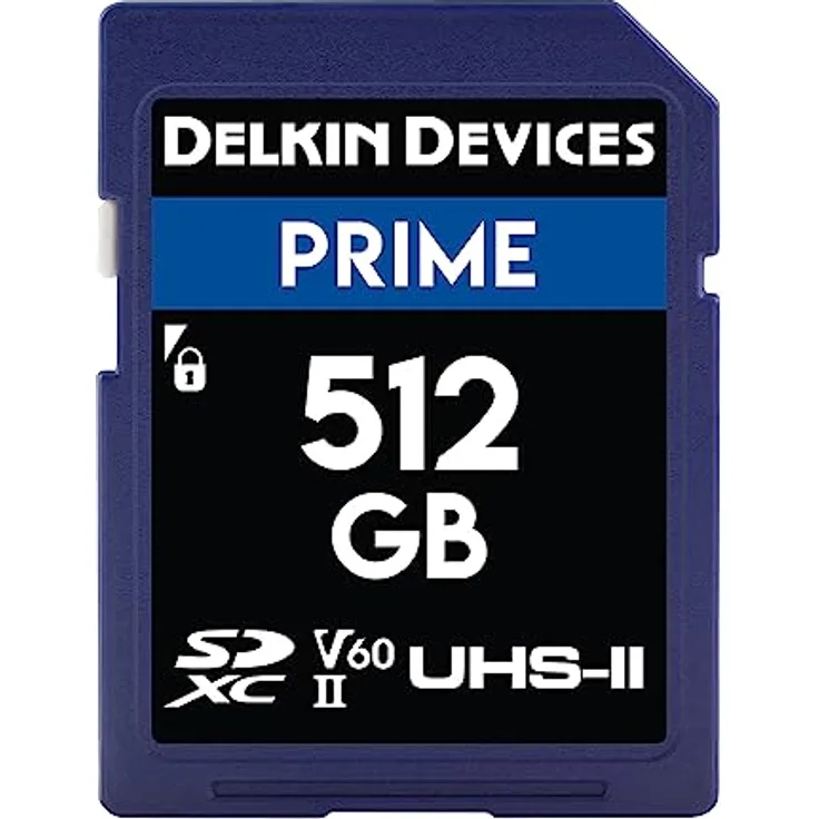 Delkin Devices SD Card Prime UHS-II (V60) S 512GB, Kompatiblr