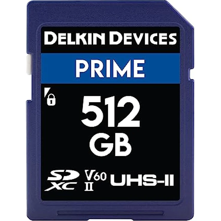 Delkin Devices SD Card Prime UHS-II (V60) S 512GB, Kompatiblr – Bild 1