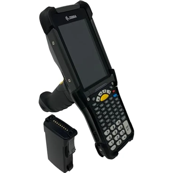 Zebra MC9300 Handheld Mobile Computer, 10,9 cm (4.3 Zoll) Touchscreen, 800 x 480 Pixel, 2D-Barcodescanner, robust, Schwarz