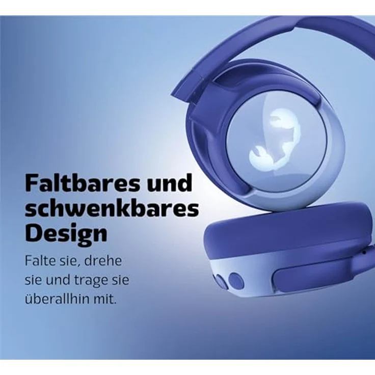 Fresh 'n Rebel Clam Junior Bluetooth-Kopfhörer für Kinder mit aktiver Geräuschunterdrückung, sicherem Klang (<85dB), LED-Lichteffekt, 60 Std. Spielzeit (Starry Sky) – Bild 5