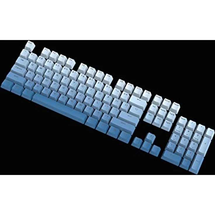 Redragon A134 Tastenkappen Set, Ombré-Blau, 104 Tasten, Doubleshot PBT, OEM/Cherry-Profil, ANSI-Layout, kompatibel mit Redragon mechanischen Tastaturen – Bild 4