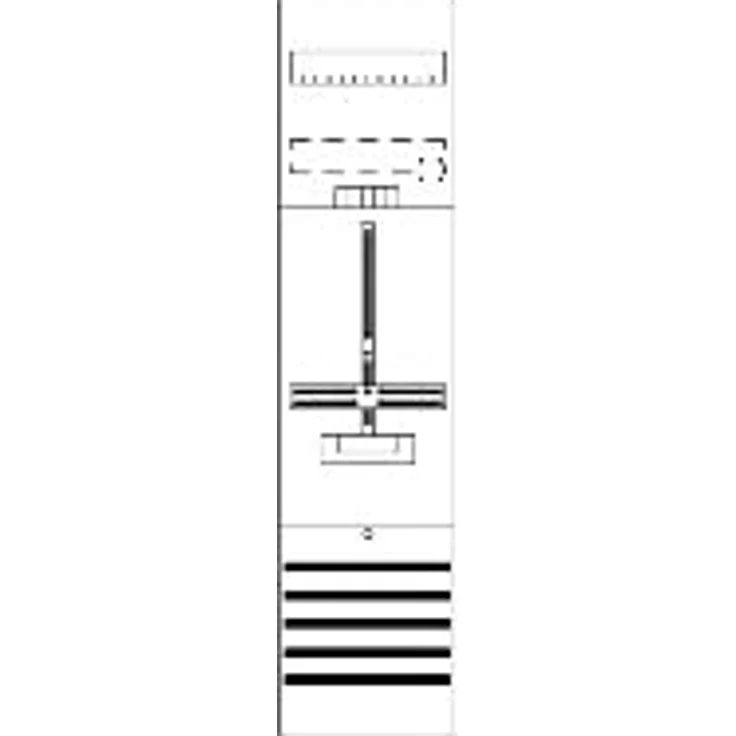 STRIEBEL & JOHN Zählerfeld 7RE 1Z verdrahtet mit Zählerkreuz, 1-stöckig, grau, IP2XC, 63 A – Bild 2