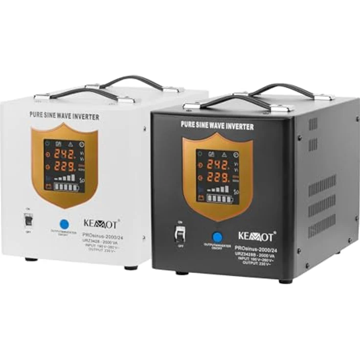 KEMOT PROsinus 2000, 24V/230V USV Notstromversorgung mit 1400W Leistung, reine Sinuswelle, Schutzmechanismen, schnelle Schaltzeit unter 4ms – Bild 7