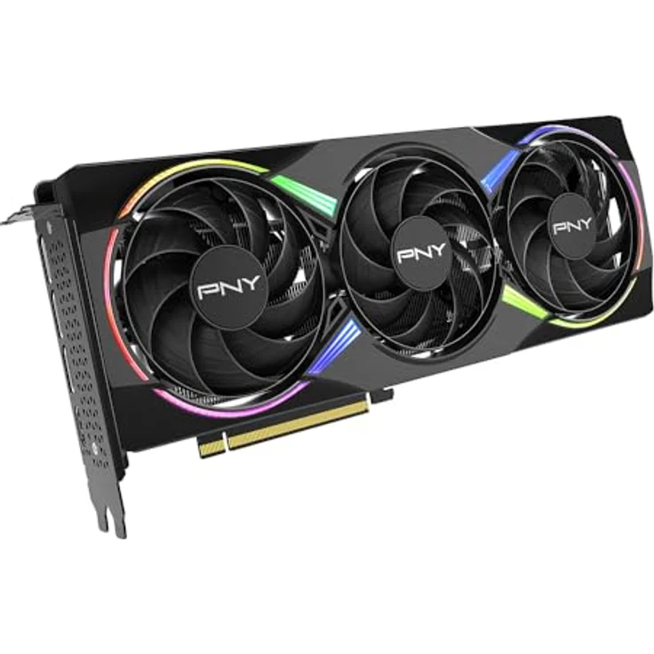 PNY GEFORCE RTX™ 5060 Ti, 16GB ARGB Overclocked Grafikkarte mit Triple Fan und DLSS 4 – Bild 4
