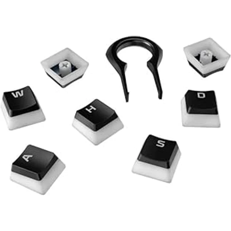 HP HyperX Pudding PBT Keycaps - Black - US - Keycaps - Englisch - US - Schwarz – Bild 4