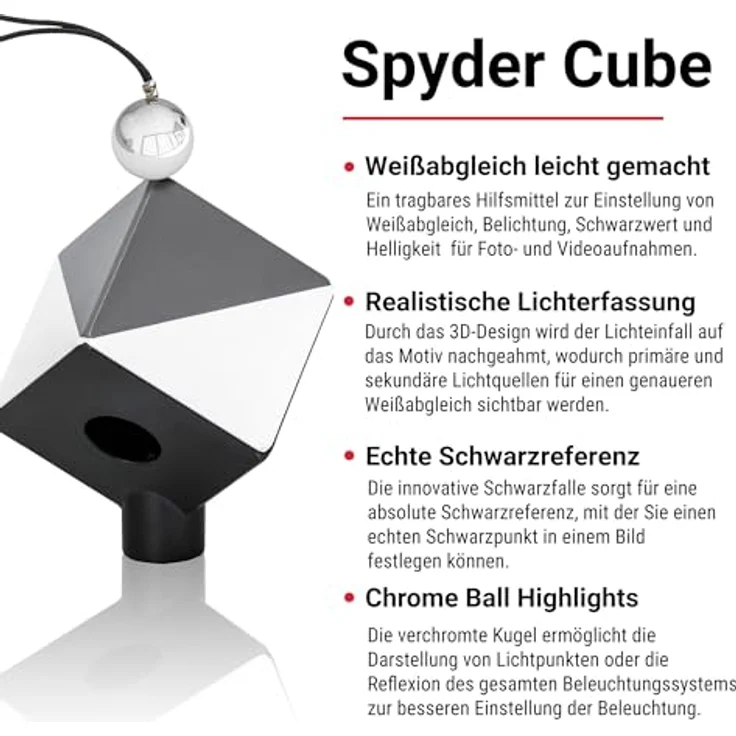 Datacolor Spyder Print Studio Kit - Farbmanagement Set mit Spyder Print, SpyderPro und Spyder Cube - Toolkit für Fotografie, Bildbearbeitung und Druck - Robuster Metallkoffer – Bild 4