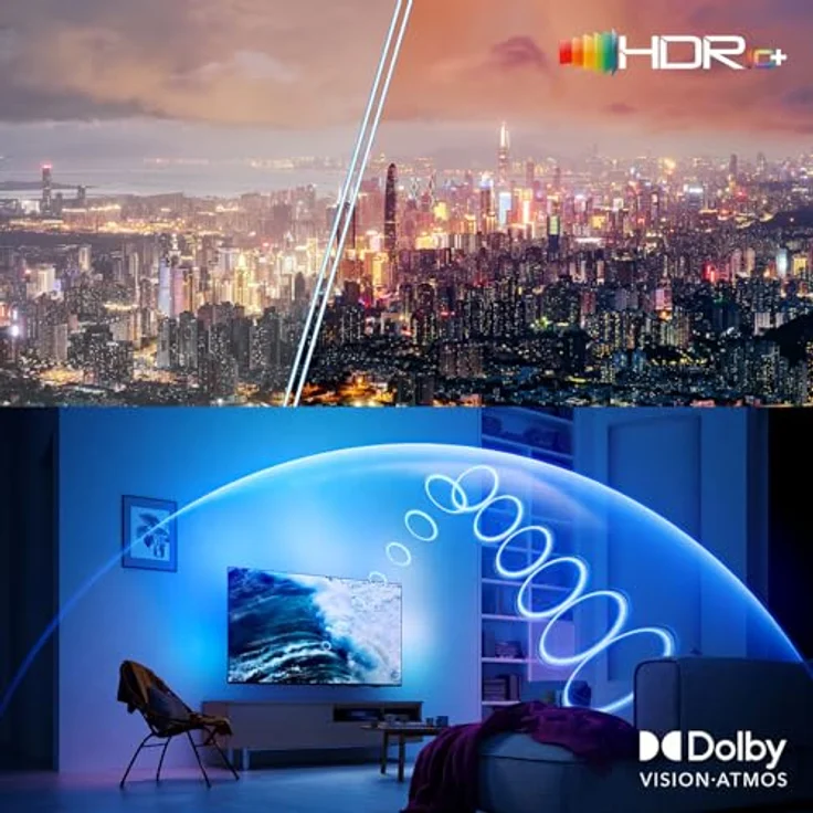 PHILIPS 55OLED910/12 OLED+ Ambilight TV (Flat, 55 Zoll / 139 cm, UHD 4K, SMART TV, Ambilight) – Bild 9