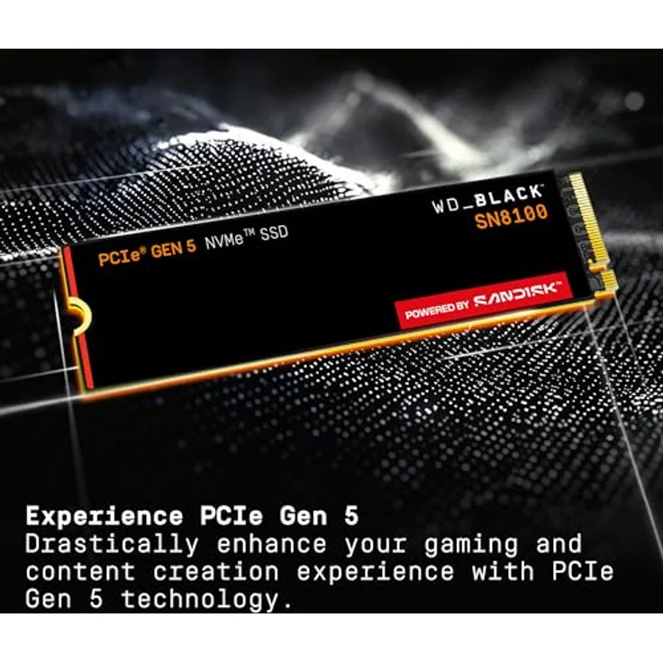 WD Black SN8100, 8TB M.2 NVMe SSD mit PCIe Gen5-Technologie, bis zu 14.900 MB/s Lese- und 14.000 MB/s Schreibgeschwindigkeit – Bild 5