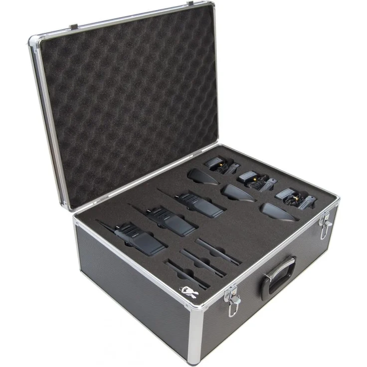 Kenwood TK-3701DKOFFER6 PMR446 Funkgerät, 6er Set im Koffer für klare Kommunikation und robusten Außeneinsatz