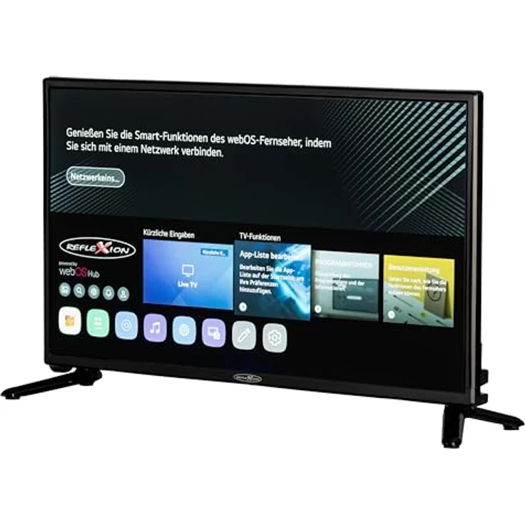 REFLEXION LED22iBT Smart-TV 22 Zoll, Full-HD, WLAN, Bluetooth, inkl. Soundbar und 12V-KFZ-Adapter – ideal für Wohnmobile, Wohnwagen, Camper & Boote – Bild 4