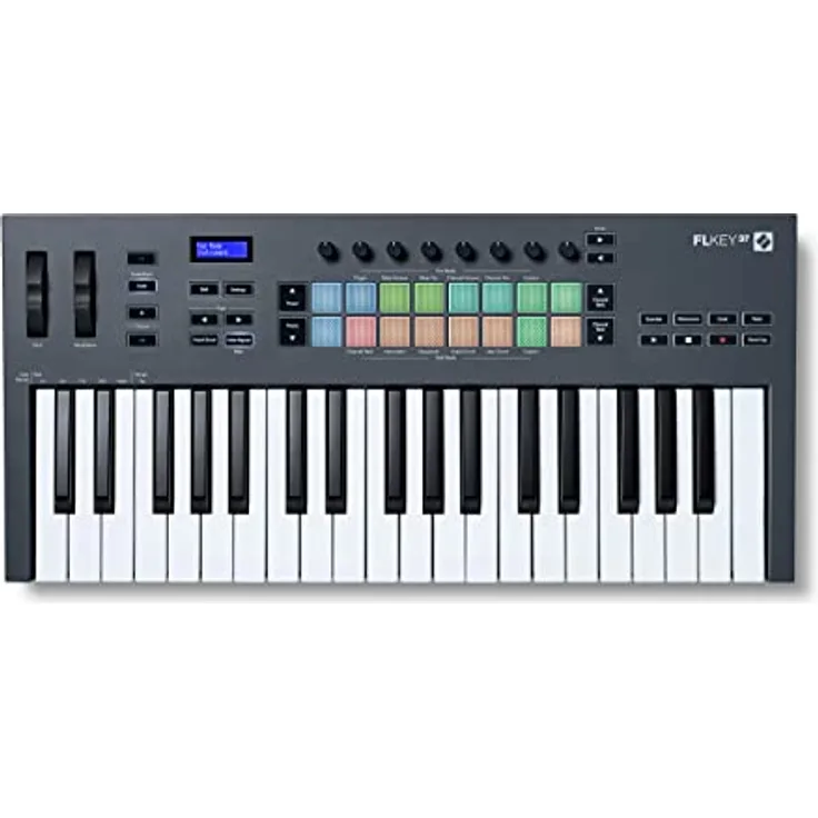Novation FLkey 37 MIDI-Controller-Keyboard – Nahtlose Integration in FL Studio mit Akkord- und Skalenmodus. Sämtliche Software, die du für die Musikproduktion benötigst