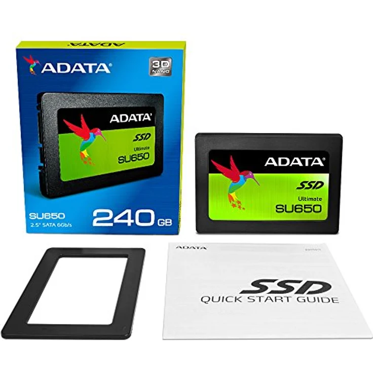 ADATA Ultimate SU650 - Solid-State-Disk - 240 GB - intern - 2.5 Zoll (6.4 cm) - SATA 6Gb/s (ASU650SS-240GT-C) – Bild 8