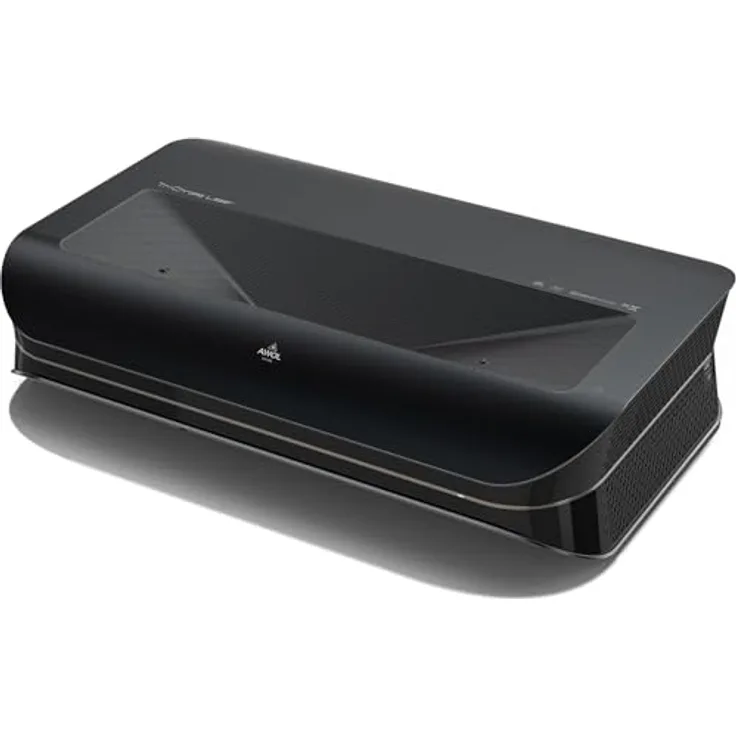 AWOL VISION LTV-3000 Pro 4K 3D RGB Laser Ultrakurzdistanz Beamer, Dolby Vision & Atmos, HDR10+, 150" UST Laser TV Beamer Heimkino Laser Projector (inkl. Fire TV Stick 4K Max) - Schwarz