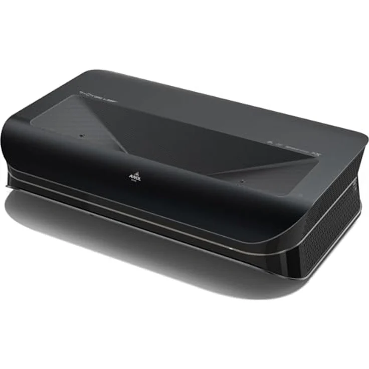 AWOL VISION LTV-3000 Pro 4K 3D RGB Laser Ultrakurzdistanz Beamer, Dolby Vision & Atmos, HDR10+, 150" UST Laser TV Beamer Heimkino Laser Projector (inkl. Fire TV Stick 4K Max) - Schwarz – Bild 1