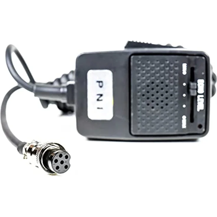 PNI 6-poliges Echo-Mikrofon für CB-Radiosender, klarer Klang, 9V Batteriestromversorgung – Bild 3