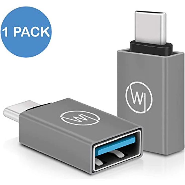 Wicked Chili USB C 3.2 Gen1 SuperSpeed Adapter USB C auf USB A (Premium Alu-Adapter) kompatibel mit Xiaomi Redmi, Samsung Galaxy S21 Ultra, A32, M42, Huawei P40 Pro, Mate 40 Pro und Typ C Smartphones – Bild 3