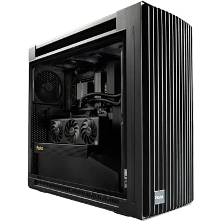 Asus ProArt PA602 E-ATX Gehäuse, 420 mm Heizkörperhalterung, 140 mm Lüfter und Zwei 200 mm Lüfter vorinstalliert, IR-Staubanzeige auf der Vorderseite – Bild 1