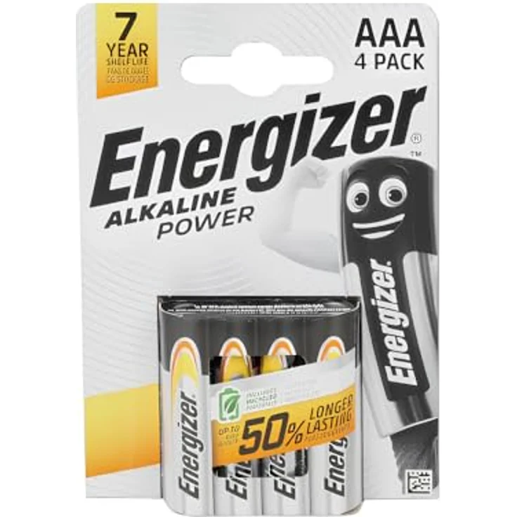 Energizer Batterie Alkaline Power AAA-Micro-LR03 4er-Packung – Bild 2