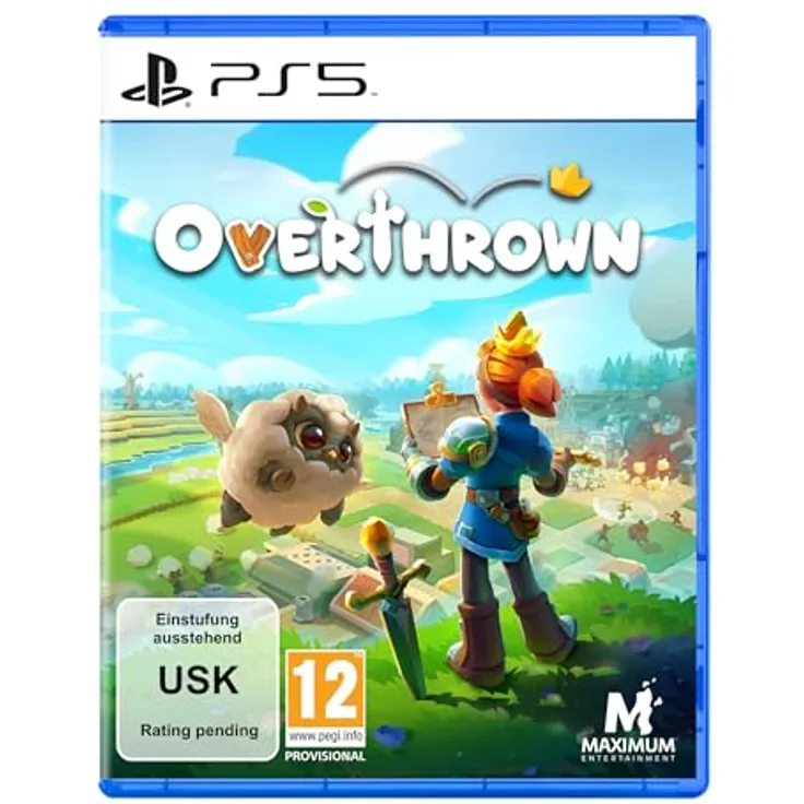 maximum entertainment uk limited Overthrown, PS5-Blu-ray Disc für 1-6 Spieler, chaotischer Stadtbauer mit Ressourcenmanagement und Krone-Schutzmechanik, Österreich