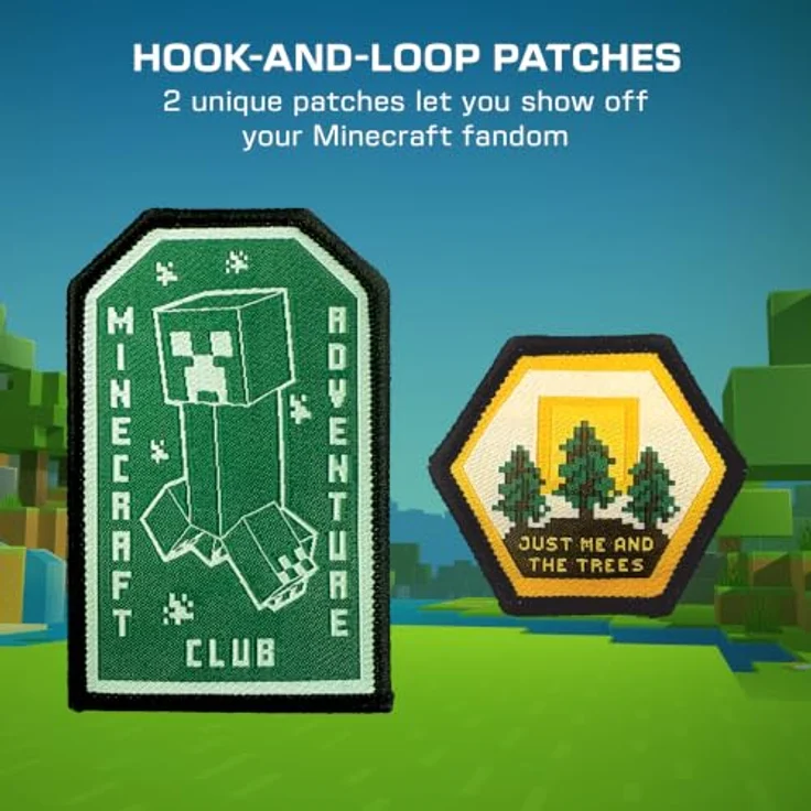 Turtle Beach PlayTrek™ Reisetasche - Minecraft™ Great Outdoors für Nintendo Switch 2, inklusive 2 Minecraft™ Klettpatches, PU-Kunstleder, gepolsterte Innenlasche, Stauraum für 12 Spielkarten – Bild 4