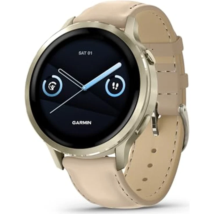 Garmin Venu 4, Smartwatch mit GPS, Fitness-Tracking und hochwertigen Display, Schwarz – Bild 1