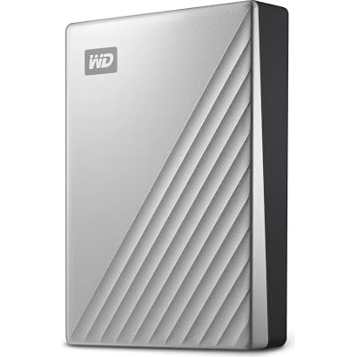 WD My Passport Ultra for Mac externe Festplatte 6 TB (Passwortschutz, Mac kompatibel, Silber) – Bild 1
