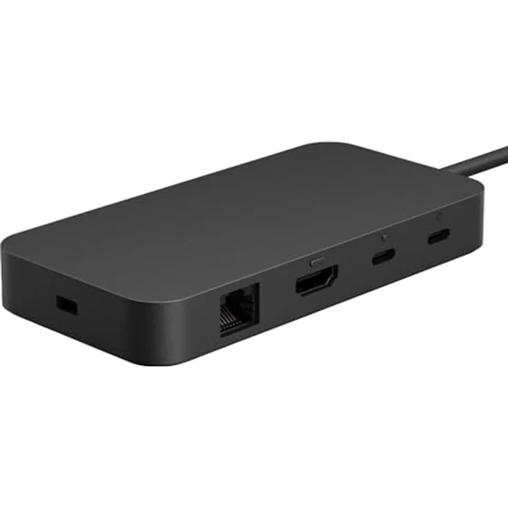 Microsoft Surface USB4 Dock - USB4 - 100 W - 1000 Mbit/s - Schwarz - 60 Hz – Bild 1
