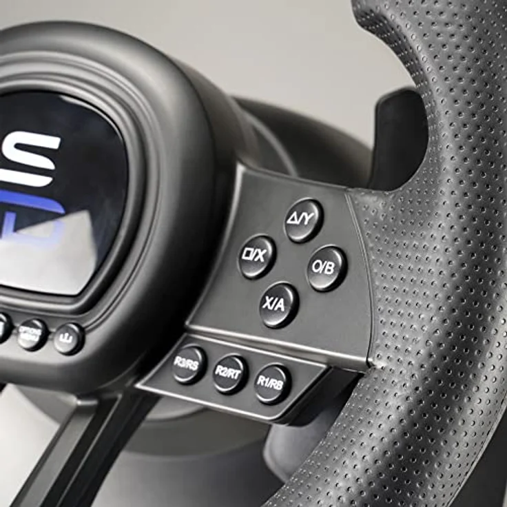 Subsonic Superdrive - Rennlenkrad SV650 Racing Wheel lenkräd mit Pedalen, Shift & Vibration - Xbox Series X/S, Switch, PS4, Xbox One, PC, PS3 (programmierbar für alle Spiele) – Bild 5
