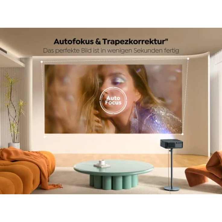Yaber 2Ks 4K Heimkino mit TV-Dongle, NFC, Dolby Audio, Sound von JBL, Autofokus, 6D Auto Trapezkorrektur WiFi6 Bluetooth Beamer, YABER 800 ANSI 1080P Full HD Beamer Video Projektor mit Netflix 7000+ Apps – Bild 5