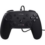 Trust Gaming GXT 541 Muta PC Controller Kabelgebunden, 75% Recycelten Materialien, 3m USB-Kabel, 15 Tasten, Vibrations-Feedback, Joystick Gamepad mit Kabel für Computer, Laptop, Windows 10/11