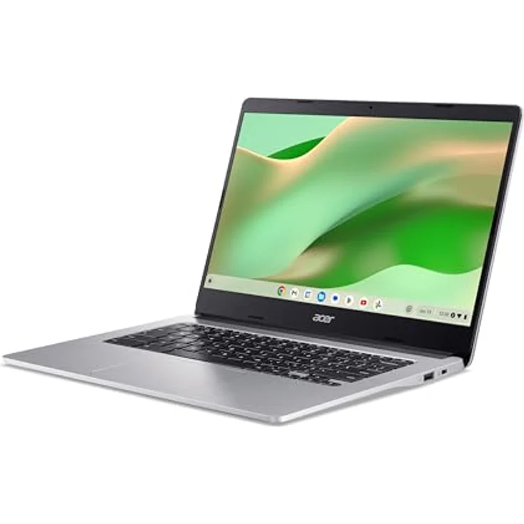 Acer Chromebook 314 (CB314-2H-K0VA) Laptop | 14" FHD Display | MediaTek Octa-Core ARM Cortex A73/A53 (MT8183) | 4 GB RAM | 64 GB eMMC | Mali-G72 MP3 GPU | Google ChromeOS | Silber – Bild 3