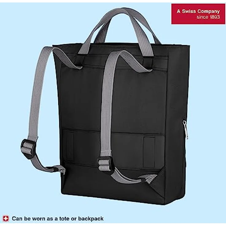 WENGER Motion Vertical Tote Notebooktasche 16" Chic Black, Laptop-Tasche mit stilvollem Design – Bild 4