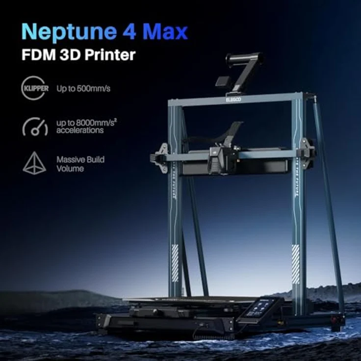 Elegoo Neptune 4 Max, 3D Drucker mit großem Bauvolumen und präziser Drucktechnologie – Bild 8