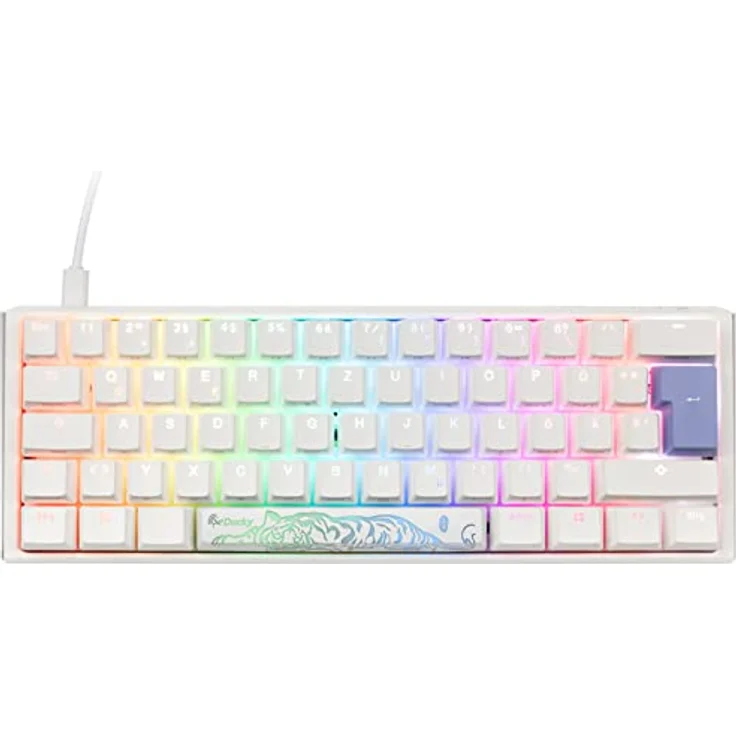 Ducky One 3 Classic Mechanische Tastatur - Mechanical Keyboard - Tastatur Gaming Mechanisch - Gaming Keyboard Mechanical - Mechanische Gaming Tastatur - Mini-Format 60% - MX-Brown – Bild 2