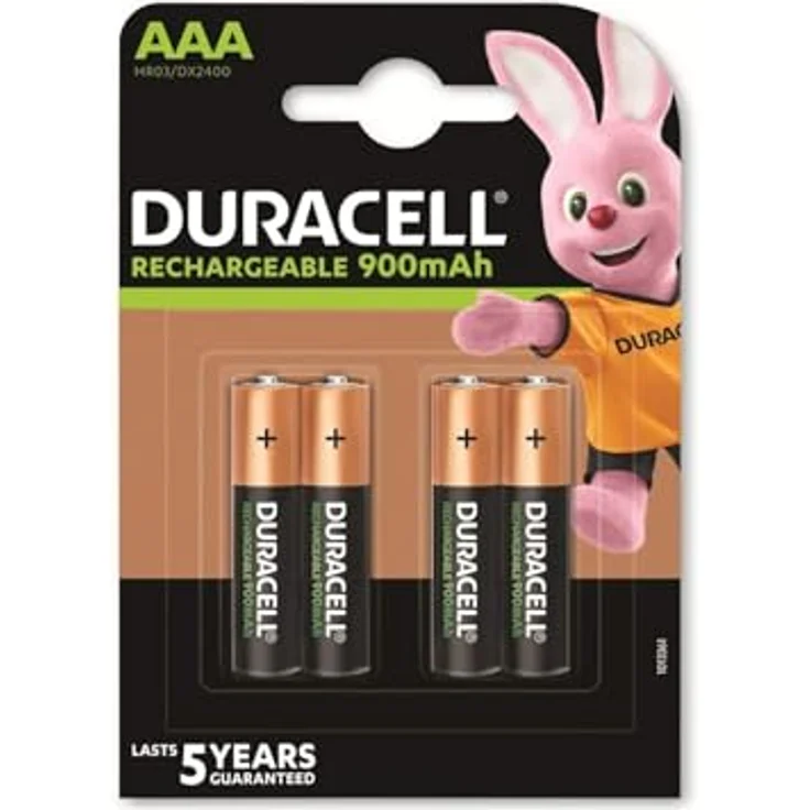 Duracell StayCharged HR03 Micro (AAA)-Akku NiMH 900 mAh 1.2V 4St. – Bild 1