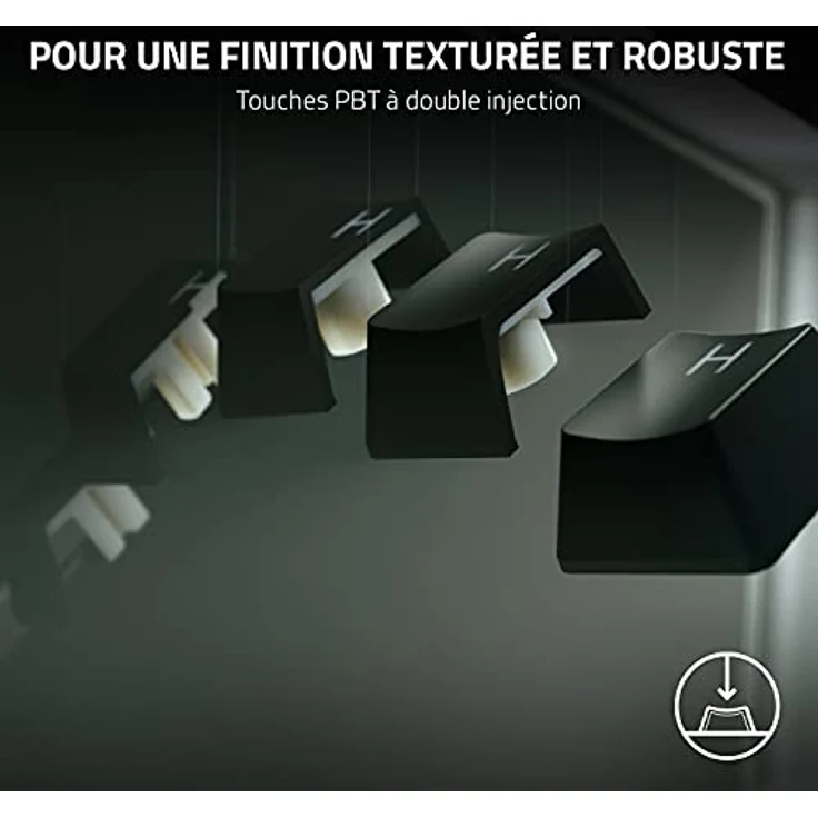 Razer Hunter V2 TKL Schaltknauf, Rot - Linear Optical Switches Gen-2, Doubleshot PBT-Tastenkappen, Schalldämpfender Schaumstoff, Ergonomische Handgelenkauflage – Bild 3