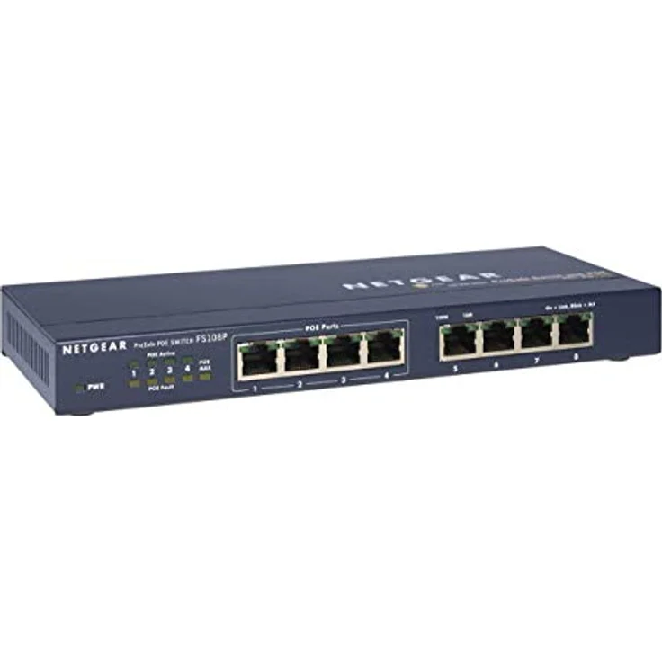 Netgear ProSafe 8-Port PoE Switch (FS108P) – Bild 2