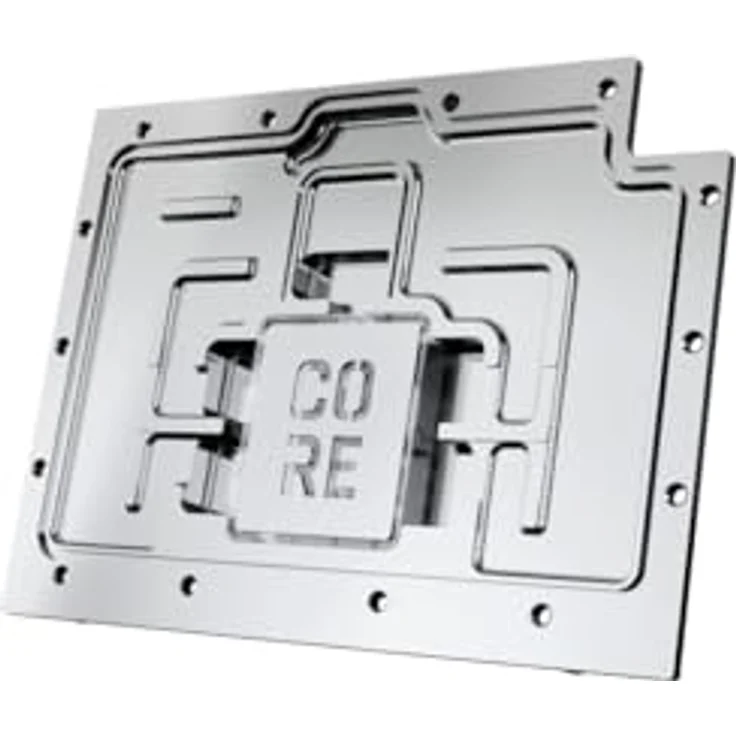 Alphacool Core RX 9070 XT TUF + Prime, GPU Wasserblock mit Kupferkühler und Backplate, verchromt – Bild 5
