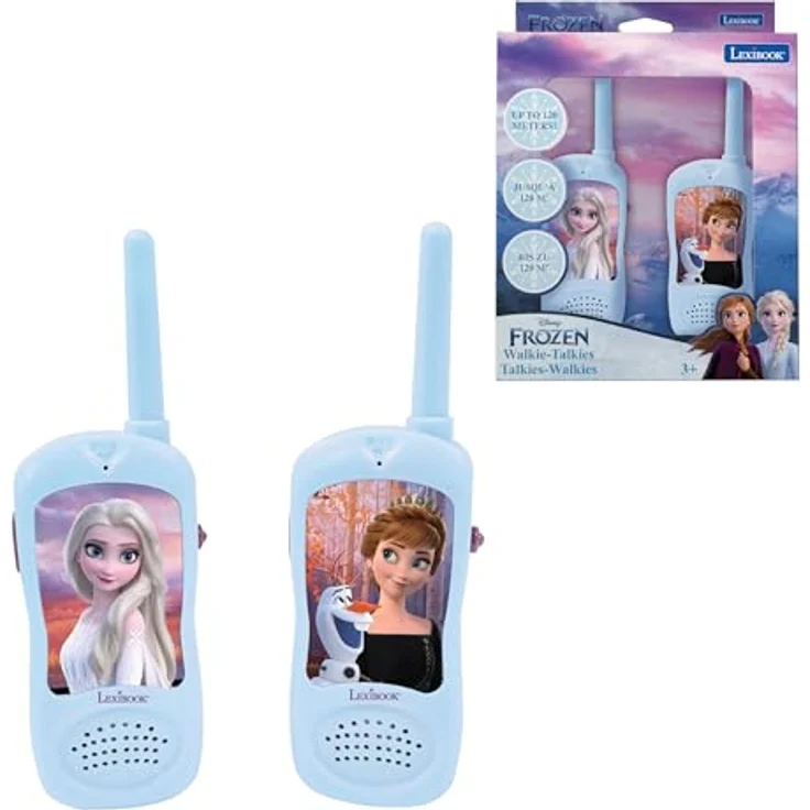 Lexibook TW11FZ Frozen Walkie Talkies, 120 m Reichweite, ergonomisches Design mit Elsa, Anna und Olaf, ab 3 Jahren – Bild 2