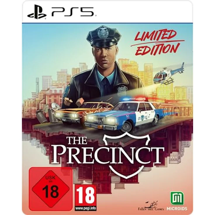 Astragon The Precinct - Limited Edition [Playstation 5] Neo-Noir-Action-Sandbox Spiel, spannende Verfolgungsjagd, zerstörbare Umgebungen, bunte Stadt, Fahrzeugverfolgungsjagden, umfassendes Unterstützungssystem – Bild 1