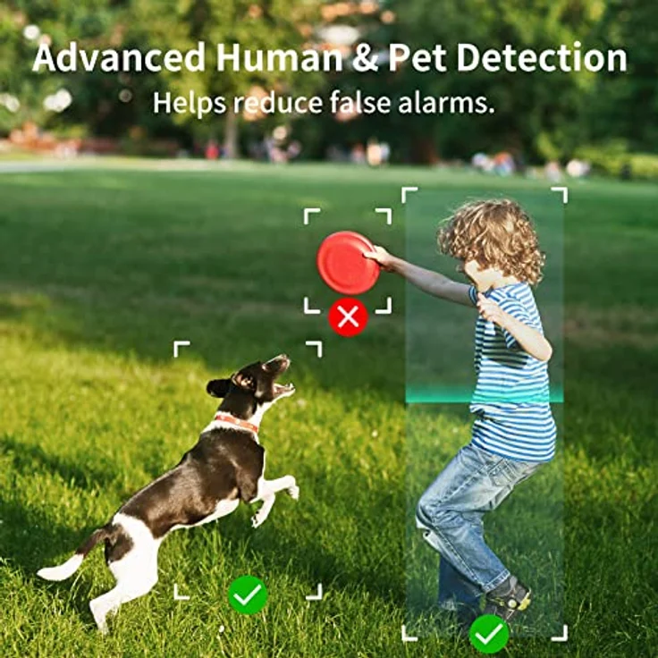 SwitchBot Überwachungskamera Aussen 1080P, Outdoor Kamera 2,4G WLAN Überwachung Akku mit 10000mAh Batterie, AI Personenerkennung, Farbnachtsicht, Kompatibel zu Alexa und Google Home, 256G SD-Speicher – Bild 3