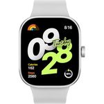 Xiaomi Redmi Watch 4 Smartwatch mit 1.97" AMOLED-Display mit 390 x 450 Pixel und 60Hz, Bis zu 20 Tage Akkulaufzeit, HyperOS, Herzraten- und Blutsauerstoffmessungen - Silber Grau