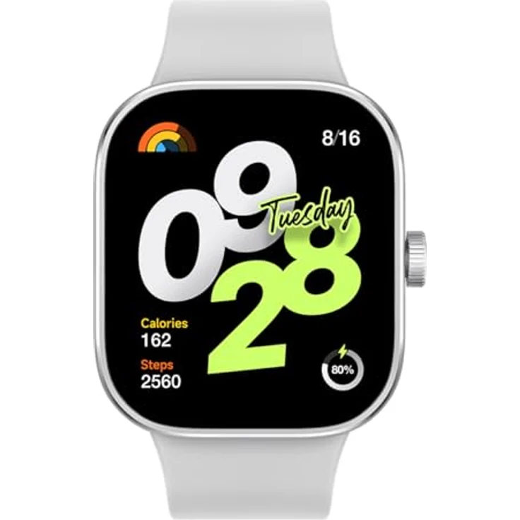 Xiaomi Redmi Watch 4 Smartwatch mit 1.97" AMOLED-Display mit 390 x 450 Pixel und 60Hz, Bis zu 20 Tage Akkulaufzeit, HyperOS, Herzraten- und Blutsauerstoffmessungen - Obsidian Schwarz – Bild 2