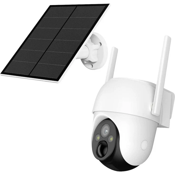 Arenti Arenti GO2T+SP2-EU WLAN Überwachungskamera 3MP mit Solarpanel, 360° Schwenken/Neigen, Nachtsicht in Farbe – Bild 1