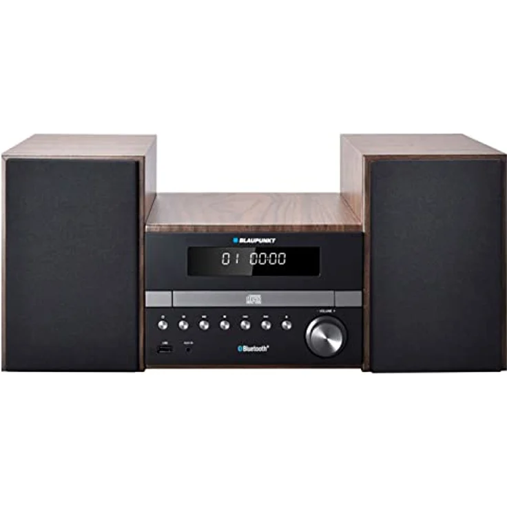 Blaupunkt MS46BT Home Audio System Home Audio Micro System 100 W Black Wood – Bild 1