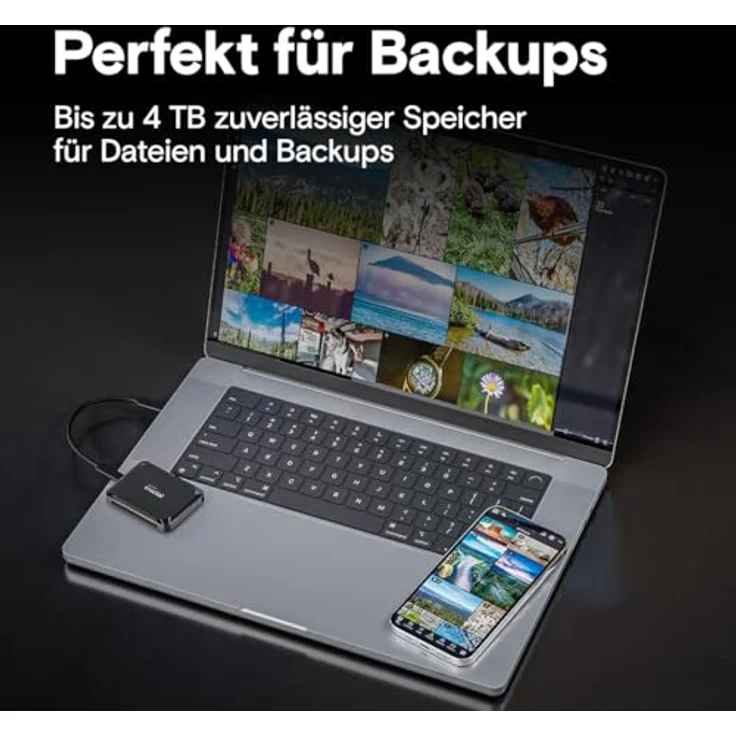 Crucial X9 2TB Externe SSD Festplatte, bis zu 1050MB/s, USB-C 3.2, stoß- und vibrationssicher, kompatibel mit PC, Mac und Spielekonsolen – Bild 5