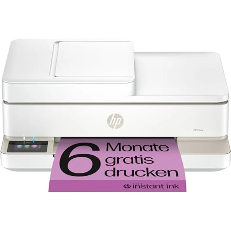 HP ENVY 6520e, Multifunktionsdrucker mit 6 Monaten gratis HP Instant Ink, Wi-Fi, Mobiler Faxversand, Touchscreen, inkl. automatischem Vorlageneinzug - Schwarz – Bild 1